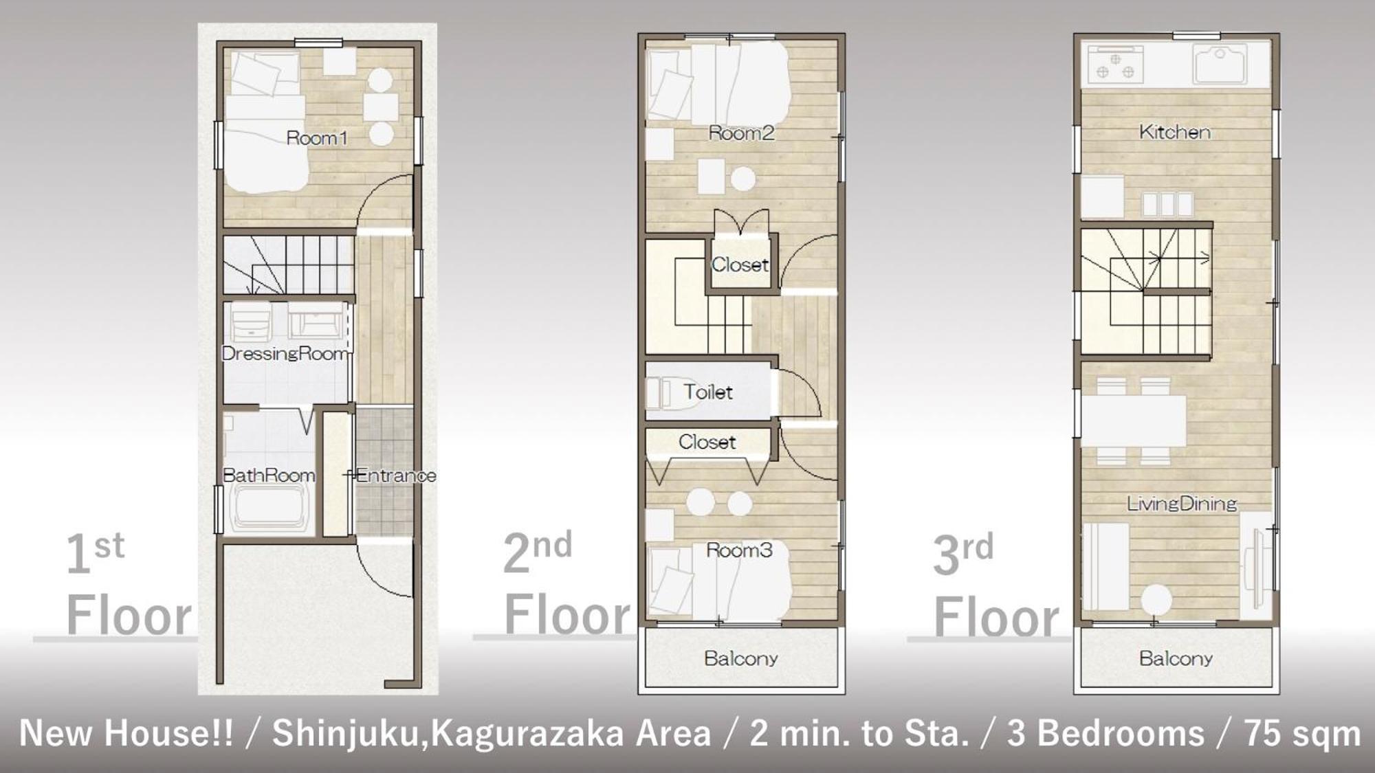 Finoa Residential Suite Kagurazaka طوكيو المظهر الخارجي الصورة